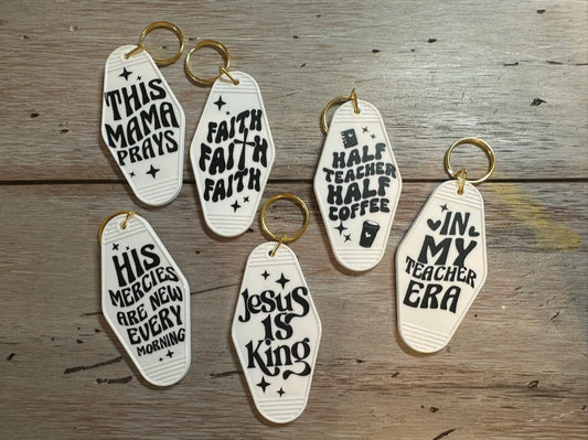 Hotel Keychain - Faith Faith Faith